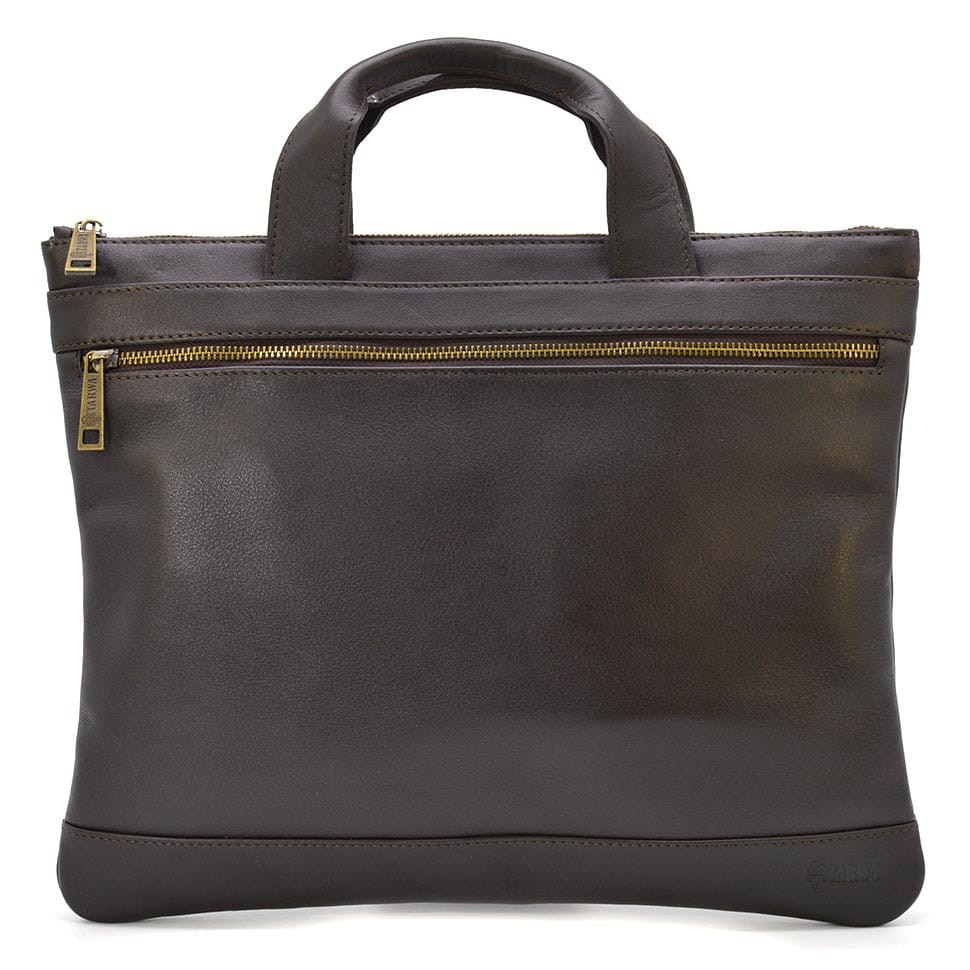 Сумка папка для документів А4 шкіра TARWA GC-7100-4lx коричнева, фото 1