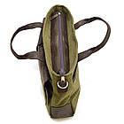 Чоловіча сумка з канвасу та кінської шкіри TARWA RHc-3990-3md хакі, фото 6