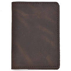 Шкіряна обкладинка на паспорт, військовий квиток TARWA RC-passp коричнева