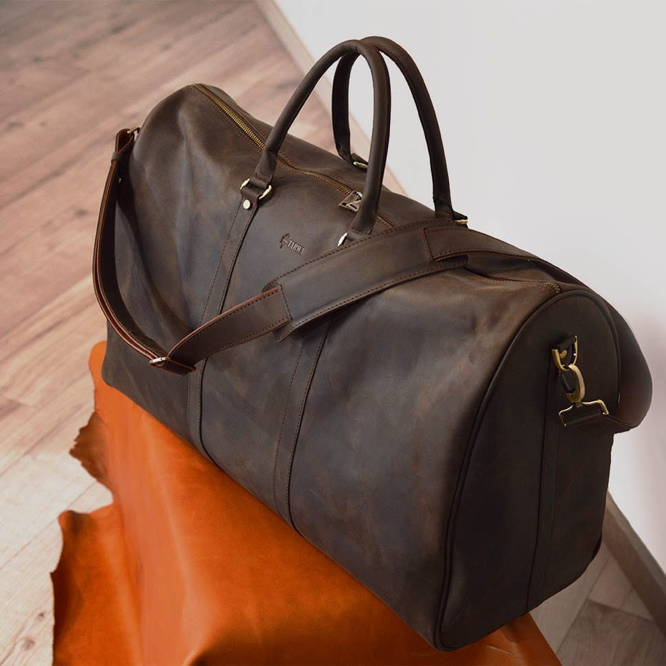 Велика шкіряна дорожня сумка 61 см TARWA RC-9551-4lx, фото 1