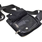 Шкіряна чоловіча сумка через плече невеликого розміру TARWA, GA-232-3md, фото 2