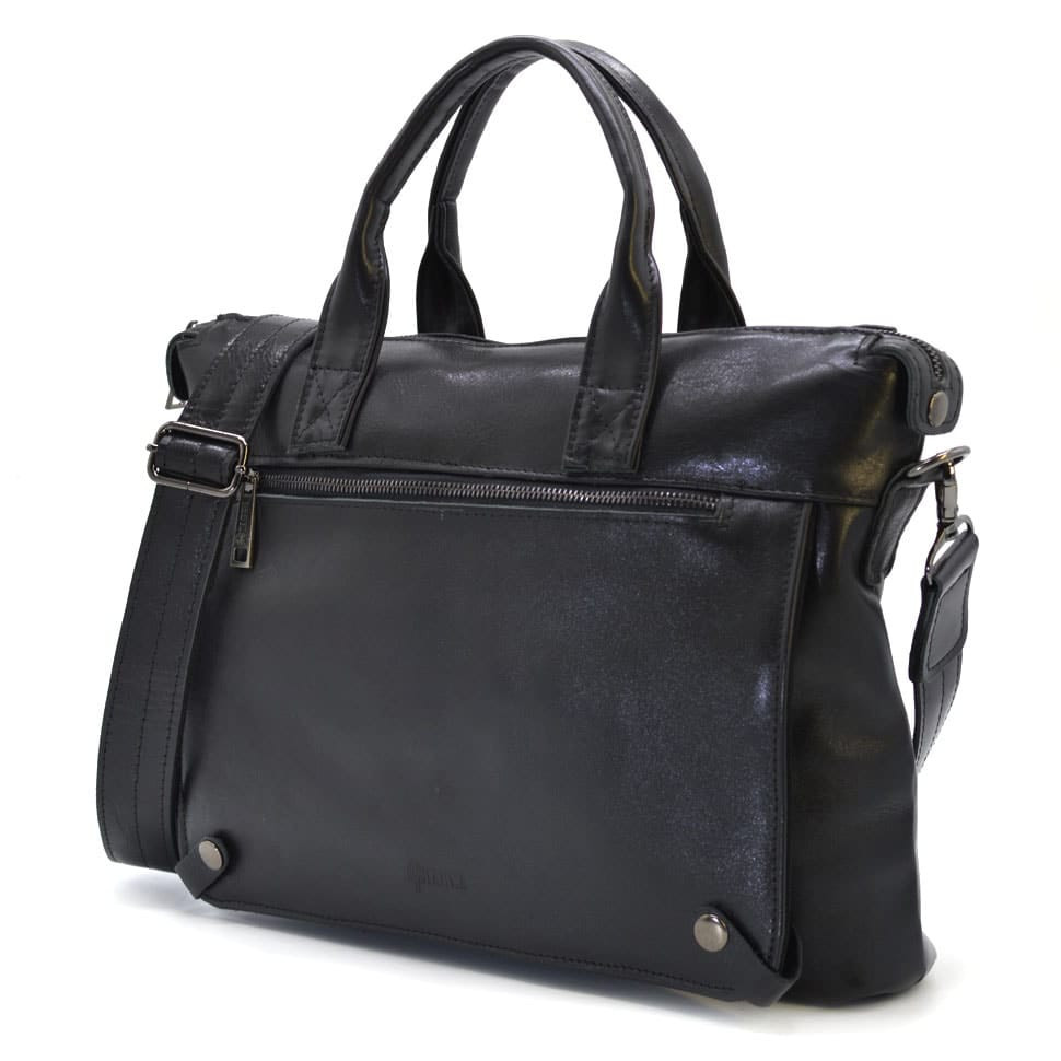 Чоловіча шкіряна сумка з відділенням для ноутбука та клапаном GA-7120-1md TARWA, фото 1