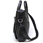 Сумка для документів і ноутбука чорна чоловіча, TARWA FA-7122-3md, фото 4