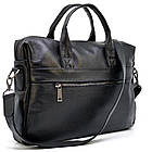 Сумка для документів і ноутбука чорна чоловіча, TARWA FA-7122-3md, фото 5