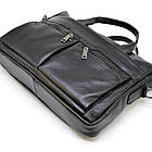 Сумка для документів і ноутбука чорна чоловіча, TARWA FA-7122-3md, фото 6