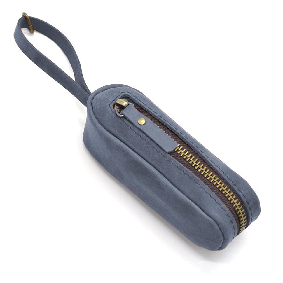 Шкіряна ключниця TARWA Cucumber синя RK-cucum-001, фото 1