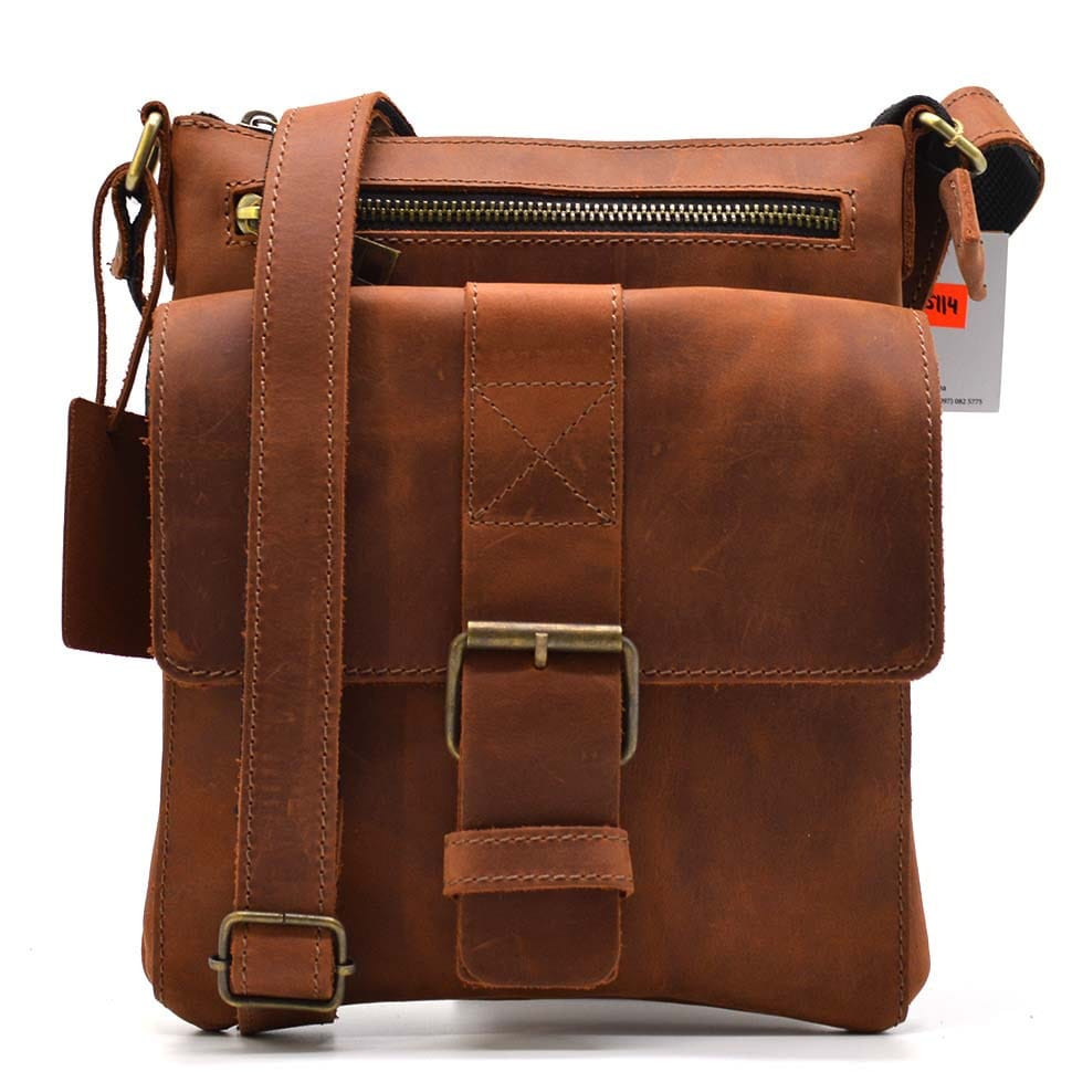 Чоловіча сумка-планшет-месенджер через плече з пряжкою TARWA RB-5114-4sa, фото 1