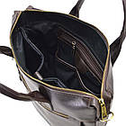 Шкіряна чоловіча сумка коричнева TARWA, GC-7120-2md, фото 3