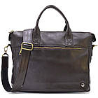 Шкіряна чоловіча сумка коричнева TARWA, GC-7120-2md, фото 4