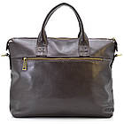 Шкіряна чоловіча сумка коричнева TARWA, GC-7120-2md, фото 6