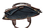 Сумка чоловіча Vintage 14159 з вінтажній шкіри Коричнева, фото 3