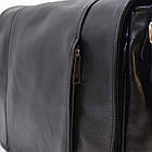 Сумка через плече з натуральної шкіри чорна GA-7338-3md від TARWA, фото 7