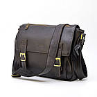 Чоловіча шкіряна сумка через плече з телячої шкіри TARWA, GC-6046-2md, фото 2