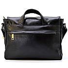 Чоловіча шкіряна сумка через плече з ручкою TARWA, GA-6045-4lx, фото 3