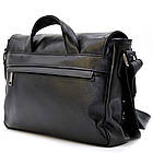 Чоловіча шкіряна сумка через плече з ручкою TARWA, GA-6045-4lx, фото 4