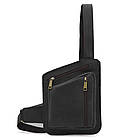 Шкіряна нагрудна сумка, рюкзак-слінг із кінської шкіри TARWA RA-235-3md, фото 4