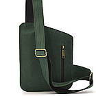 Шкіряна нагрудна сумка, рюкзак-слінг із кінської шкіри TARWA RE-235-3md, фото 2