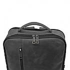 Шкіряний рюкзак чорний TARWA RA-7287-3md кінська шкіра, фото 6