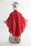 Костюм Святого Миколая червоний з вишивкою 48-54, фото 3