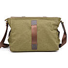 Чоловіча сумка через плече парусина та шкіра RH-6690-4lx бренда Tarwa, фото 5