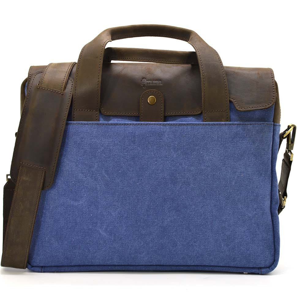 Сумка для ноутбука мікс парусину та шкіра RKc-1812-4lx від TARWA, фото 1