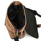 Сумка-месіжер через плече чоловіча, парусина та шкіра RCc-1309-4lx TARWA, фото 2