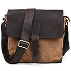 Сумка-месіжер через плече чоловіча, парусина та шкіра RCc-1309-4lx TARWA, фото 5