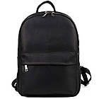 Чоловічий рюкзак шкіряний TARWA RA-7273-3md чорний крейзі хорс, фото 3