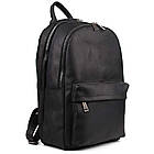 Чоловічий рюкзак шкіряний TARWA RA-7273-3md чорний крейзі хорс, фото 4