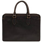 Шкіряний діловий портфель RC-4864-4lx TARWA коричневий, фото 2