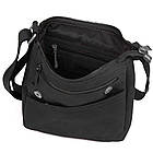 Чоловіча шкіряна сумка через плече компактний месенджер із натуральної шкіри чорна 22*25,5*4 см, фото 2