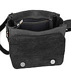 Чоловіча шкіряна сумка через плече RA-30272-3md TARWA чорний крейзі хорс, фото 9