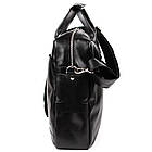 Чоловіча сумка для ноутбука 17" з натуральної шкіри ZA-1019-4lx від TARWA глянець, фото 4