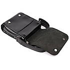 Чоловіча шкіряна сумка через плече ZA-30271-3md TARWA чорний глянець, фото 6