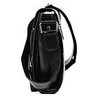 Чоловіча шкіряна сумка через плече ZA-30272-3md TARWA чорна, фото 4