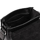 Чоловіча шкіряна сумка через плече ZA-30272-3md TARWA чорна, фото 8