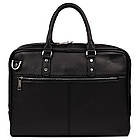 Ділова чоловіча сумка з ручками FA-4764-4lx TARWA чорний флотар, фото 4