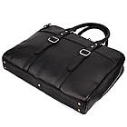 Ділова чоловіча сумка з ручками FA-4764-4lx TARWA чорний флотар, фото 7