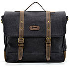 Чоловіча сумка-портфель із парусини зі шкіряними вставками RGc-0001-4lx бренда TARWA, фото 3