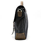 Чоловіча сумка-портфель із парусини зі шкіряними вставками RGc-0001-4lx бренда TARWA, фото 5