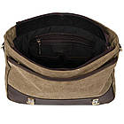 Чоловічий портфель із канвасу та шкіри наппа TARWA RCH-3920-3md, фото 2