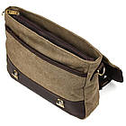 Чоловічий портфель із канвасу та шкіри наппа TARWA RCH-3920-3md, фото 6