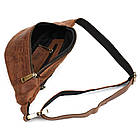 Напоєсна сумка з натуральної шкіри REPC-3035-3md TARWA світло-коричнева, фото 2