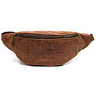 Напоєсна сумка з натуральної шкіри REPC-3035-3md TARWA світло-коричнева, фото 5