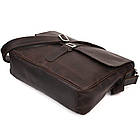 Чоловіча сумка через плече з коричневої крейзі хорс TARWA RC-1046-4lx, фото 5