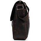 Чоловіча сумка через плече з коричневої крейзі хорс TARWA RC-1046-4lx, фото 8