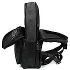 Рюкзак із кінської шкіри та канвасу сірий TARWA RAG-7273-3md, фото 7