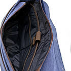 Сумка чоловіча через плече канвас + шкіра RK-3090-4lx TARWA, фото 2