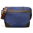 Сумка чоловіча через плече канвас + шкіра RK-3090-4lx TARWA, фото 4