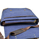 Сумка чоловіча через плече канвас + шкіра RK-3090-4lx TARWA, фото 5